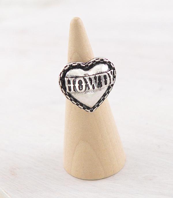WHAT'S NEW :: Wholesale Western Howdy Heart Concho Ring