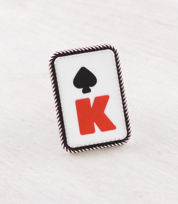New Arrival :: Wholesale Tipi Brand Ace of King Card Ring