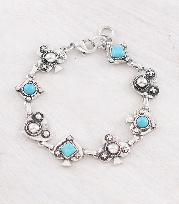 New Arrival :: Wholesale Western Ace of Cards Bracelet