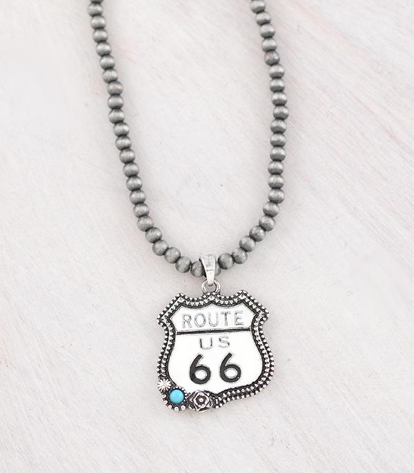 New Arrival :: Wholesale Western Route 66 Navajo Necklace
