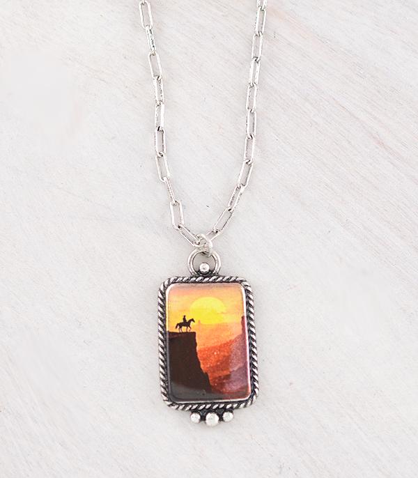 New Arrival :: Wholesale Western Vintage Cowboy Necklace