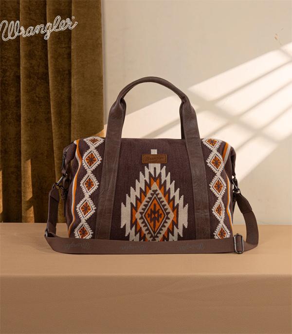 New Arrival :: Wholesale Wrangler Southwestern Print Duffle Bag
