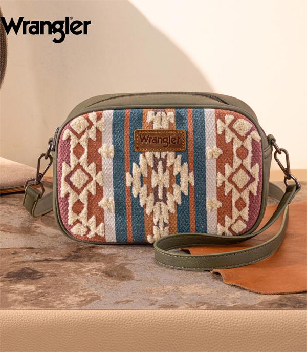 New Arrival :: Wholesale Wrangler Sherpa Aztec Crossbody Bag
