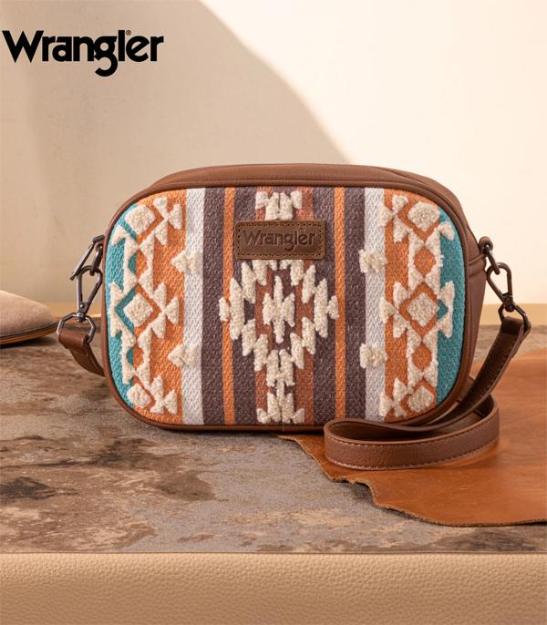 New Arrival :: Wholesale Wrangler Sherpa Aztec Crossbody Bag