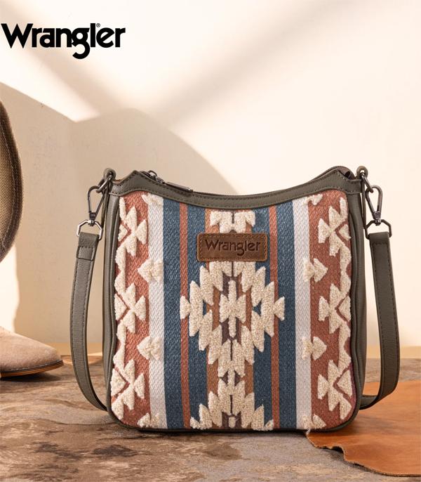 New Arrival :: Wholesale Wrangler Sherpa Aztec Crossbody Bag