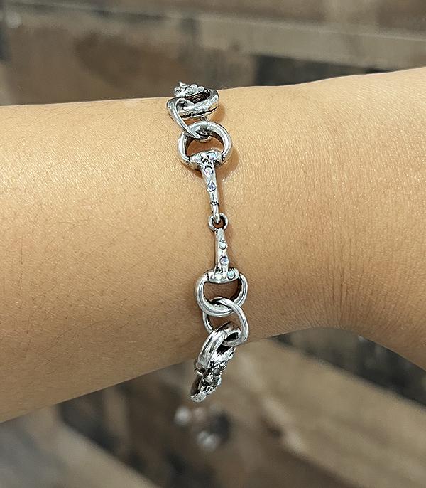 BRACELETS :: LINK :: Wholesale Western Horsebit Bracelet