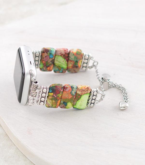 New Arrival :: Wholesale Western Semi Stone Watch Band