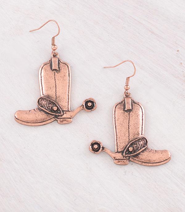 New Arrival :: Wholesale Western Cowboy Boots Earrings