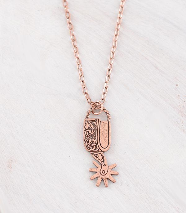 New Arrival :: Wholesale Western Boot Spurs Necklace