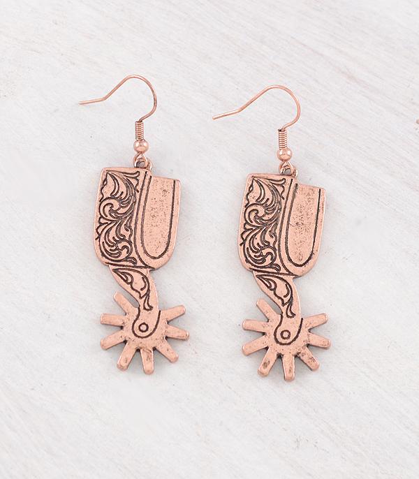 New Arrival :: Wholesale Western Boot Spurs Earrings