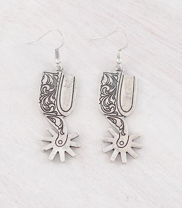 New Arrival :: Wholesale Western Boot Spurs Earrings