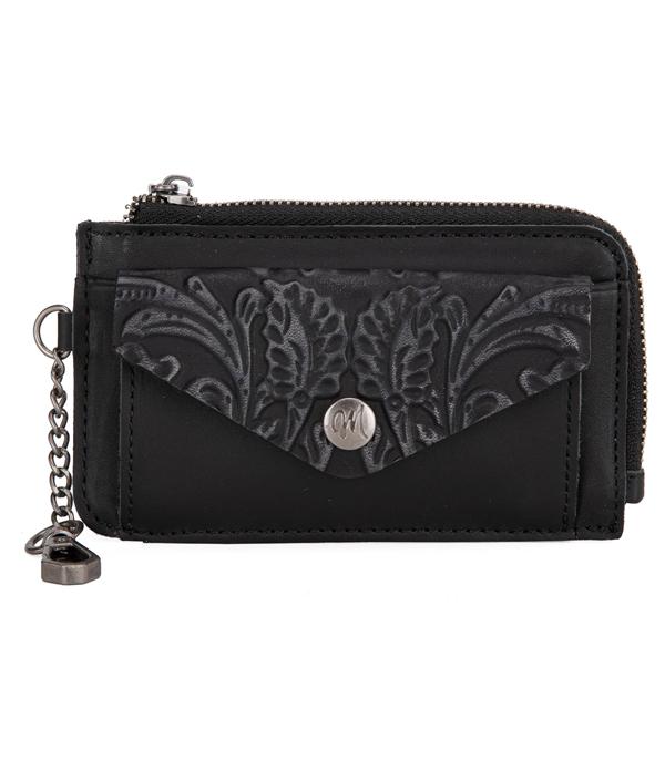 New Arrival :: Wholesale Genuine Leather Tooled Card Case Wallet