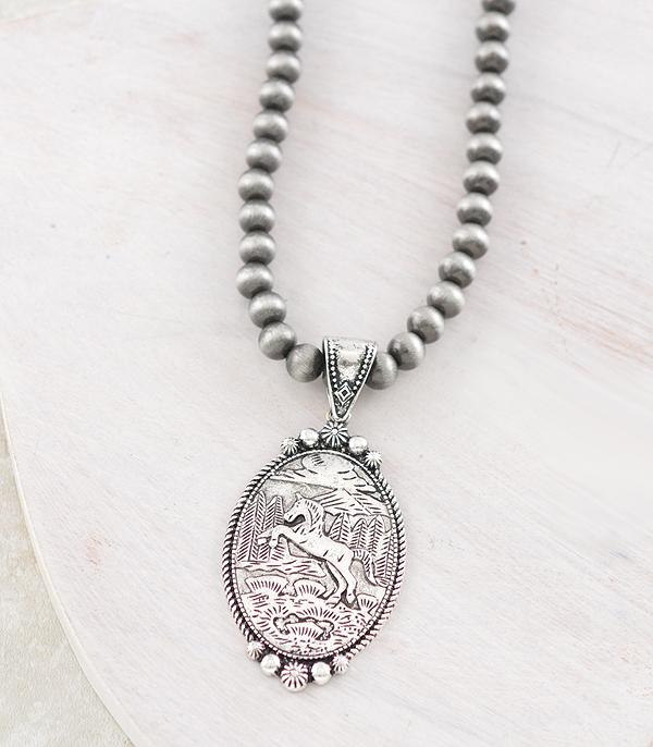 WHAT'S NEW :: Wholesale Western Horse Concho Necklace
