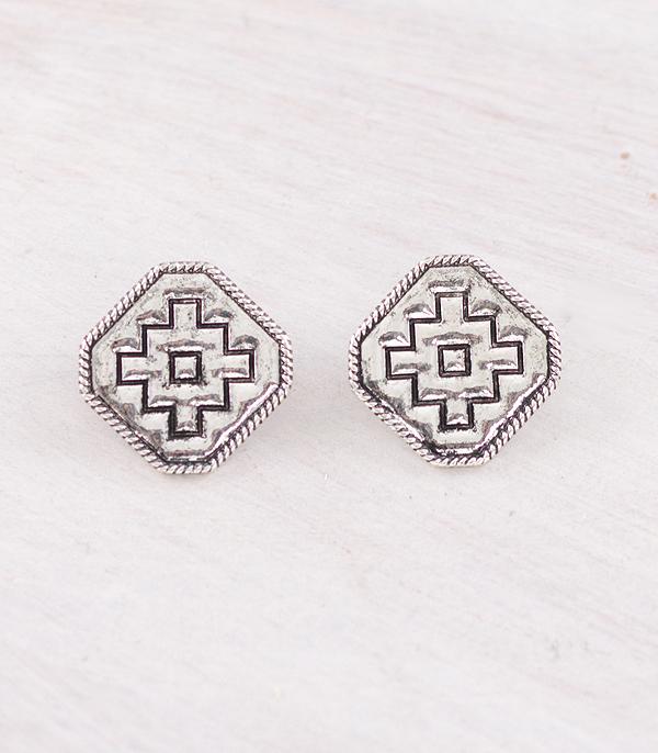 WHAT'S NEW :: Wholesale Western Aztec Concho Earrings