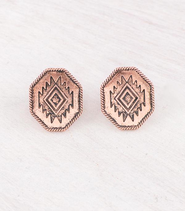WHAT'S NEW :: Wholesale Western Aztec Concho Earrings