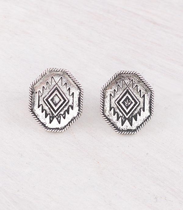 WHAT'S NEW :: Wholesale Western Aztec Concho Earrings