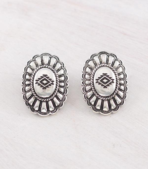 WHAT'S NEW :: Wholesale Western Aztec Concho Earrings