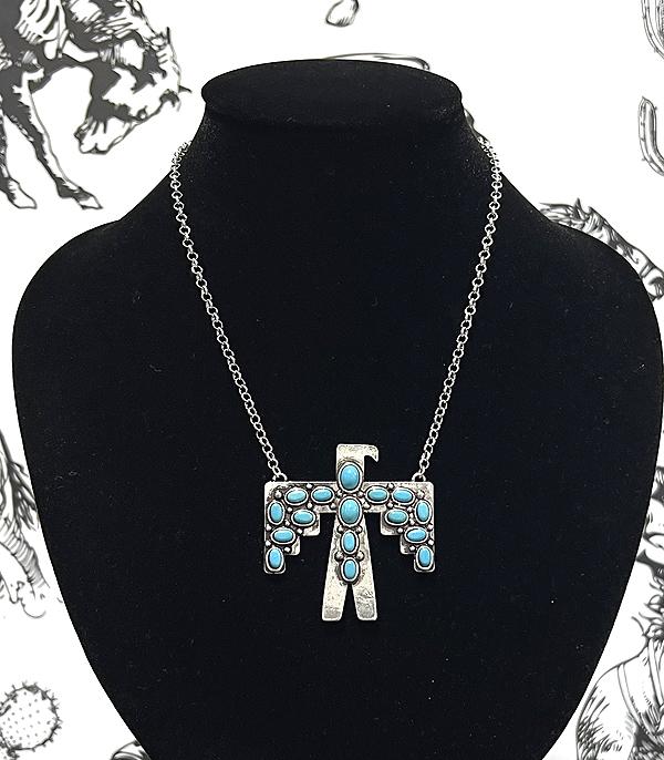 WHAT'S NEW :: Wholesale Western Turquoise Thunderbird Necklace