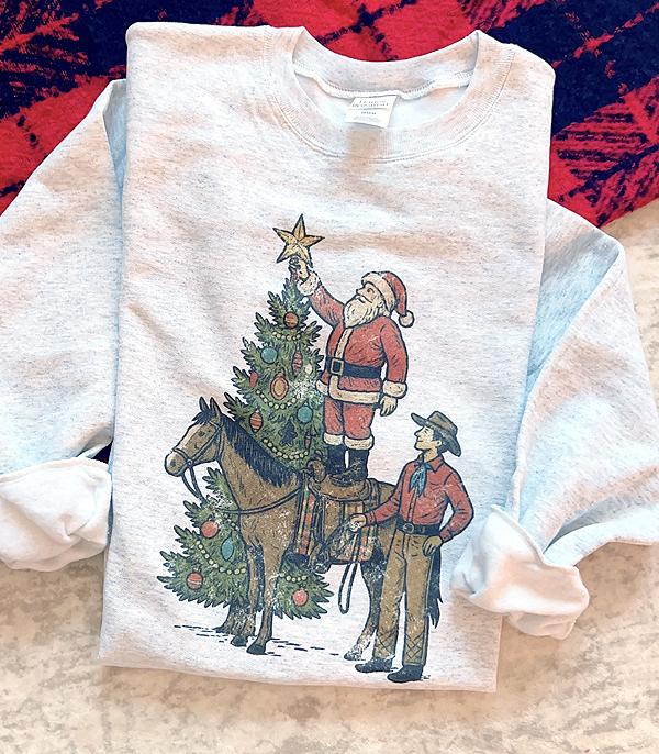 New Arrival :: Wholesale Cowboy Christmas Vintage Sweatshirt