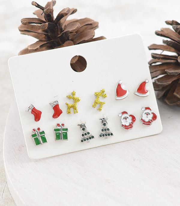 New Arrival :: Wholesale Christmas Set Earrings