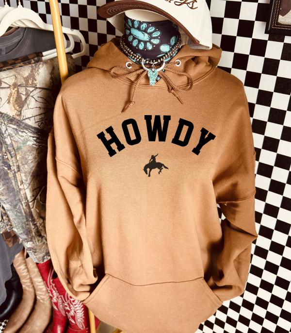 New Arrival :: Wholesale Western Howdy Cowboy Hooded Sweatshirt