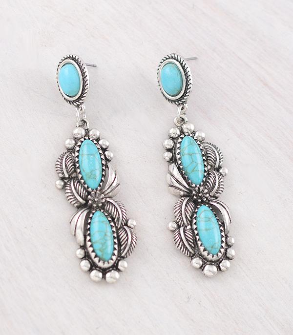 New Arrival :: Wholesale Tipi Brand Western Turquoise Earrings