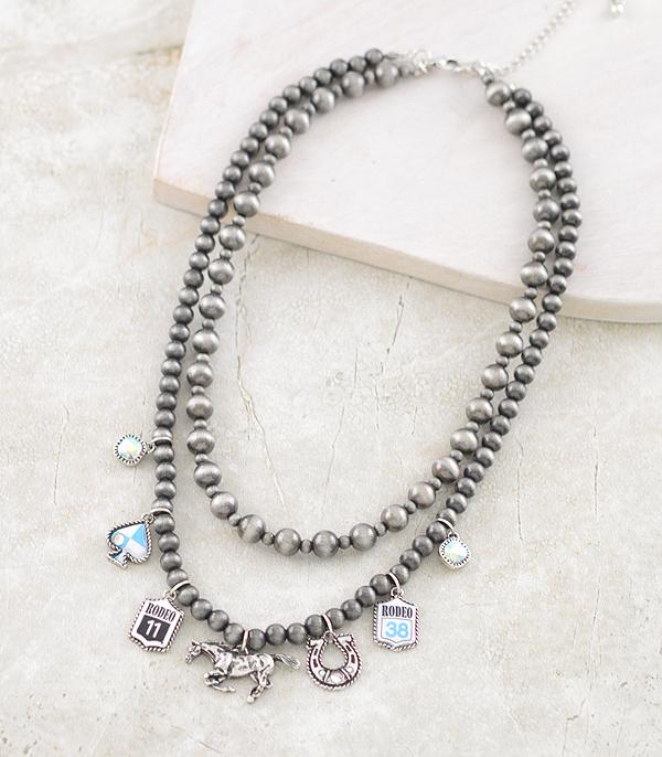 New Arrival :: Wholesale Western Rodeo Navajo Pearl Necklace