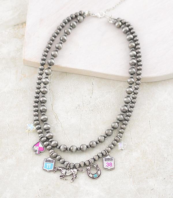 New Arrival :: Wholesale Western Rodeo Navajo Pearl Necklace