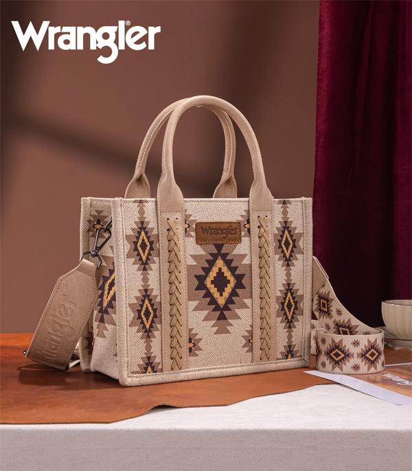 New Arrival :: Wholesale Wrangler Aztec Patter Tote Crossbody Bag
