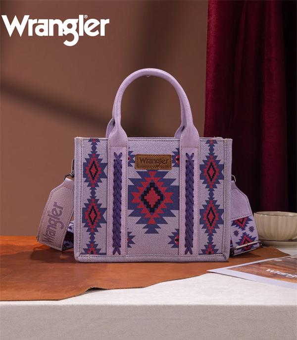 New Arrival :: Wholesale Wrangler Aztec Pattern Tote Crossbody 
