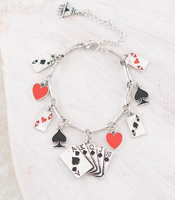 New Arrival :: Wholesale Tipi Brand Ace Card Charm Bracelet
