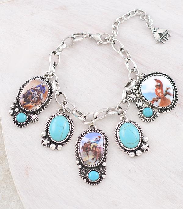 New Arrival :: Wholesale Tipi Brand Vintage Cowboy Charm Bracelet