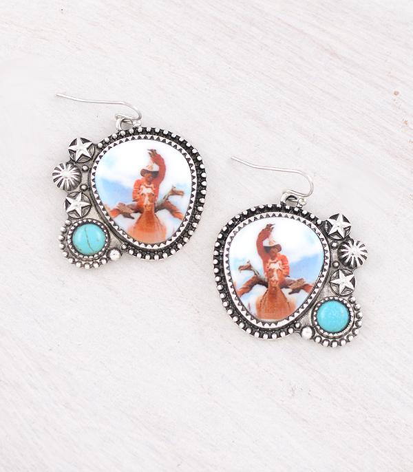 EARRINGS :: WESTERN HOOK EARRINGS :: Wholesale Tipi Brand Vintage Cowboy Necklace