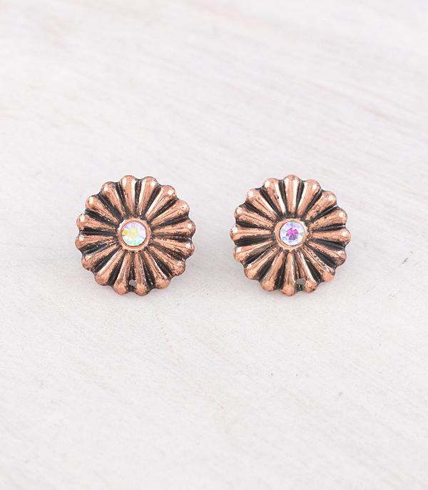 New Arrival :: Wholesale Western Concho Earrings