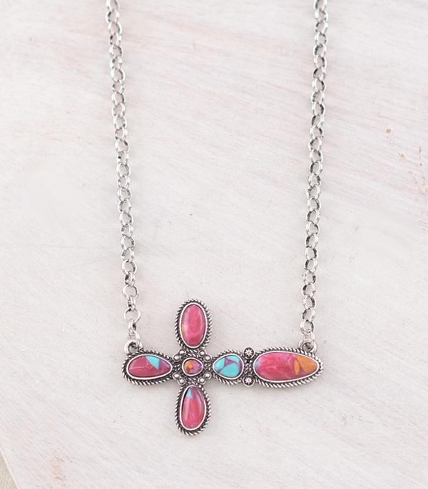 WHAT'S NEW :: Wholesale Western Cross Stone Necklace