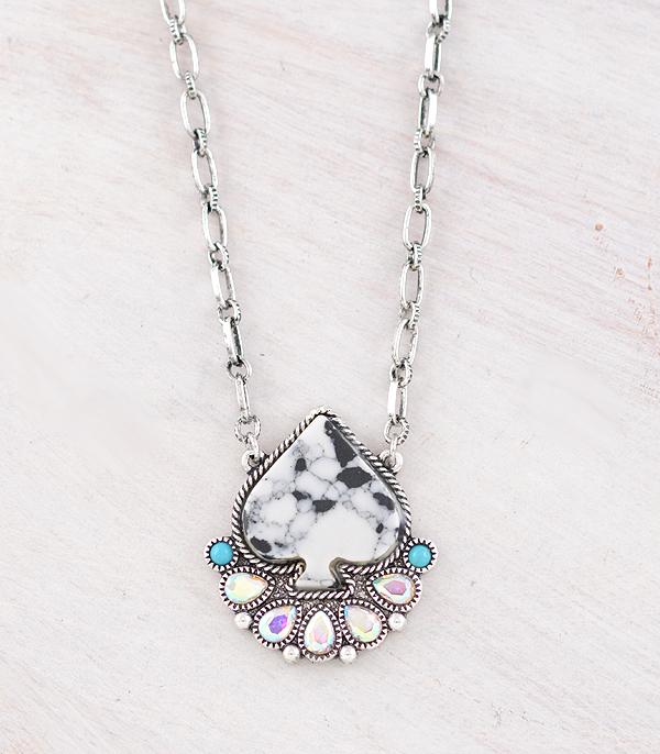 WHAT'S NEW :: Wholesale Western Ace of Spade Pendant Necklace