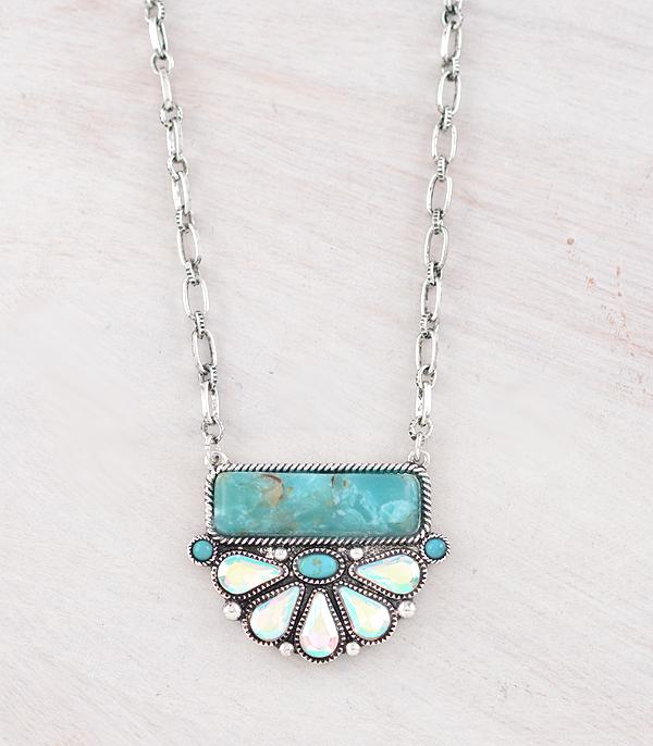 WHAT'S NEW :: Wholesale Western Turquoise Bar Necklace
