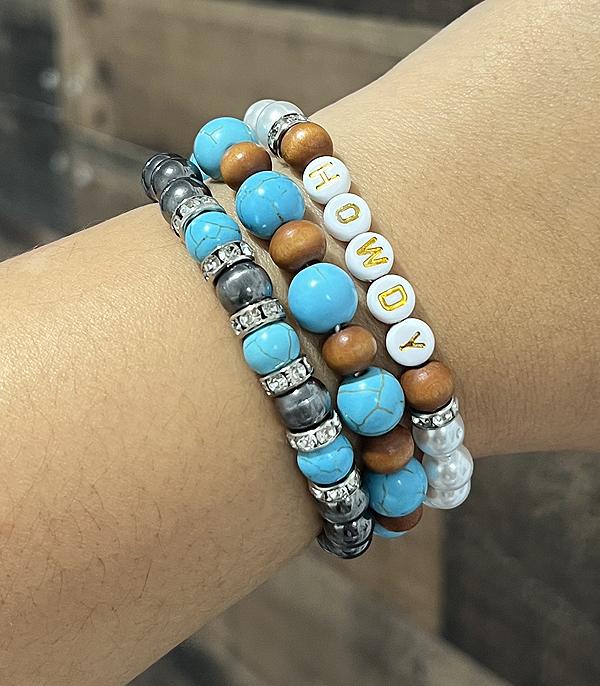 WHAT'S NEW :: Wholesale Western Howdy Bracelet Set