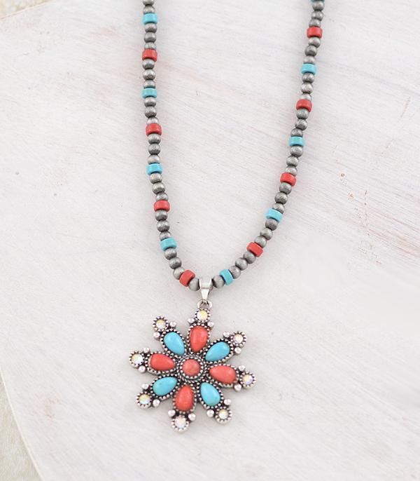 WHAT'S NEW :: Wholesale Western Turquoise Concho Necklace