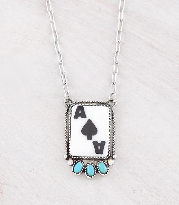 WHAT'S NEW :: Wholesale Tipi Brand Ace of Card Necklace