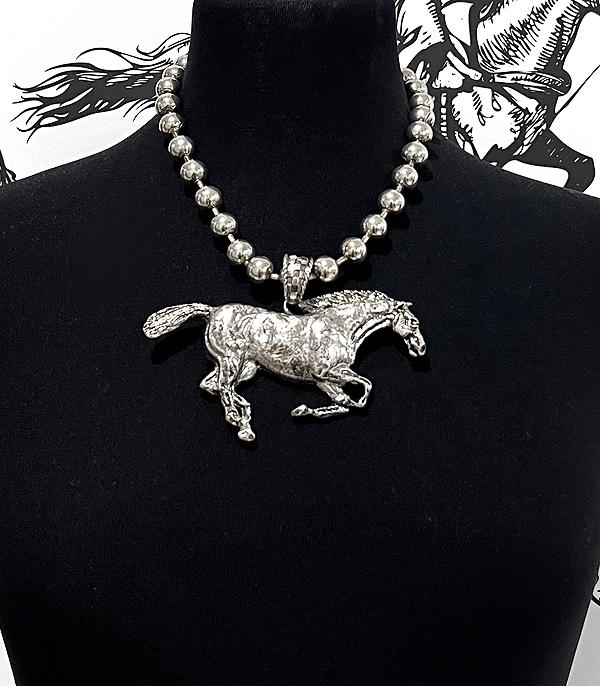 WHAT'S NEW :: Wholesale Tipi Brand Horse Pendant Necklace