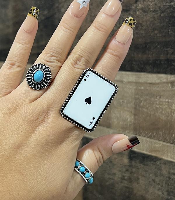 WHAT'S NEW :: Wholesale Tipi Brand Ace of Card Ring