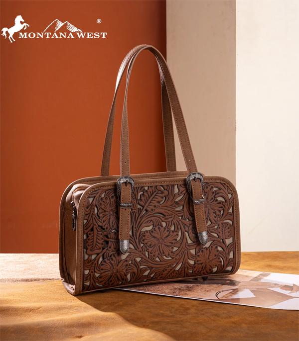 WHAT'S NEW :: Wholesale Montana West Tooled Satchel Bag