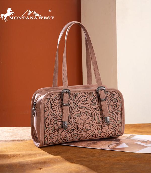 WHAT'S NEW :: Wholesale Montana West Tooled Satchel Bag