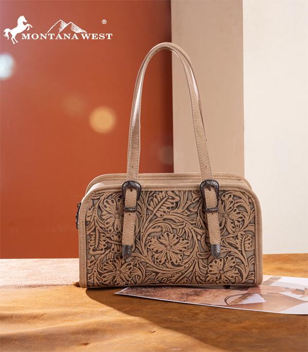 WHAT'S NEW :: Wholesale Montana West Tooled Satchel Bag
