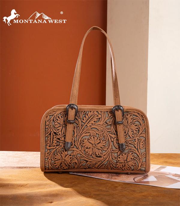 WHAT'S NEW :: Wholesale Montana West Tooled Satchel Bag