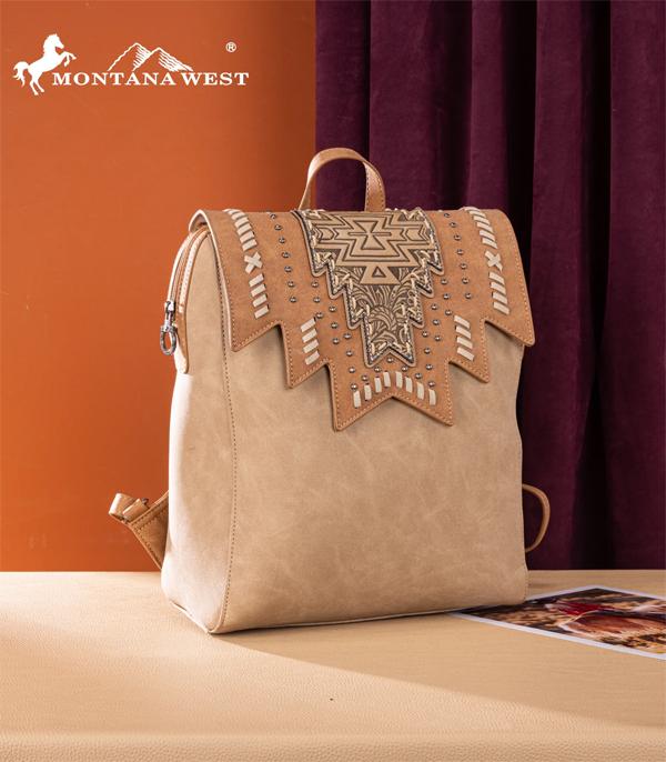 WHAT'S NEW :: Wholesale Montana West Aztec Tooled Backpack