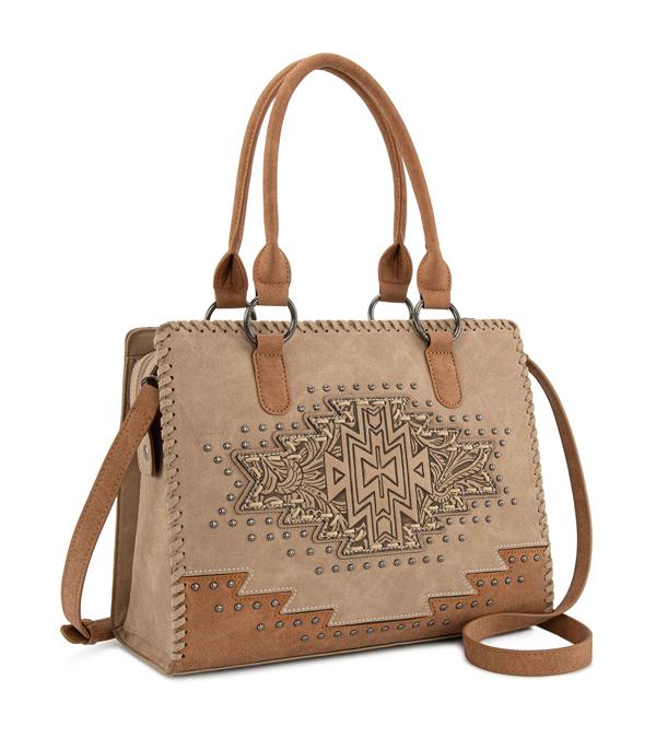 WHAT'S NEW :: Wholesale Montana West Aztec Tooled Tote Bag