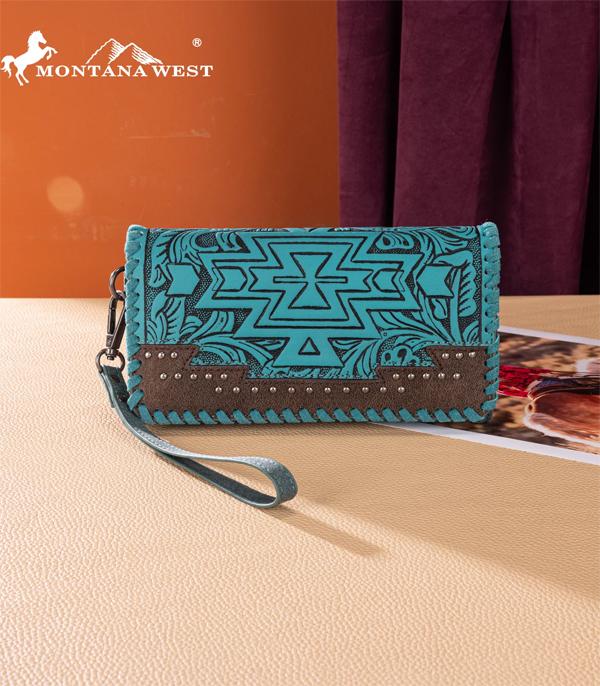 WHAT'S NEW :: Wholesale Montana West Aztec Tooled Wallet