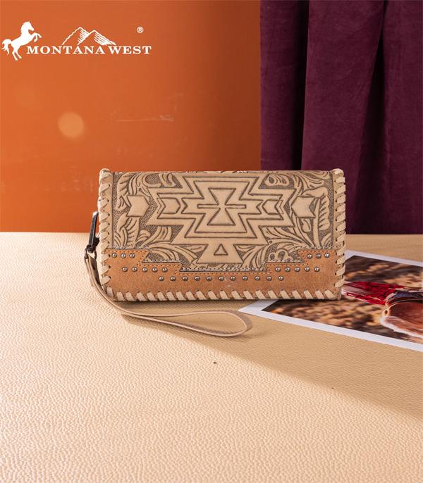 WHAT'S NEW :: Wholesale Montana West Aztec Tooled Wallet